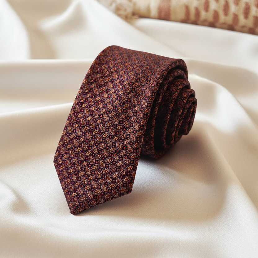 Gravata PAISLEY MICROESTAMPA