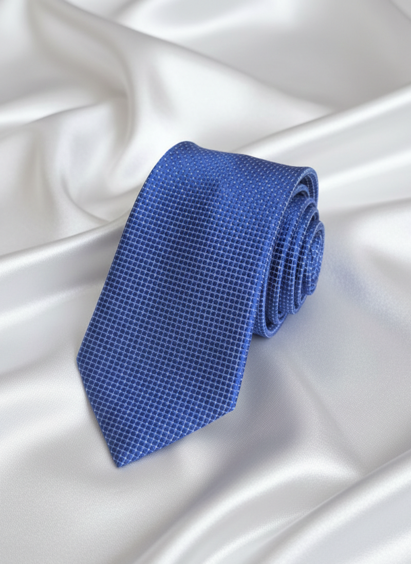 Gravata AZUL TEXTURIZADA