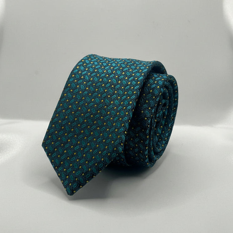 Gravata TURQUESA ESTAMPADA