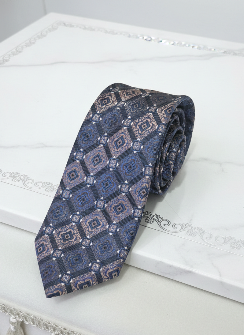 Gravata METALLIC BLUE