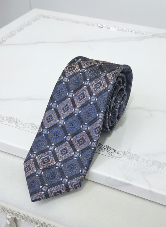 Gravata METALLIC BLUE